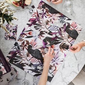 Black Cockatoo 500 Piece Jigsaw Puzzle bespoke letterpress